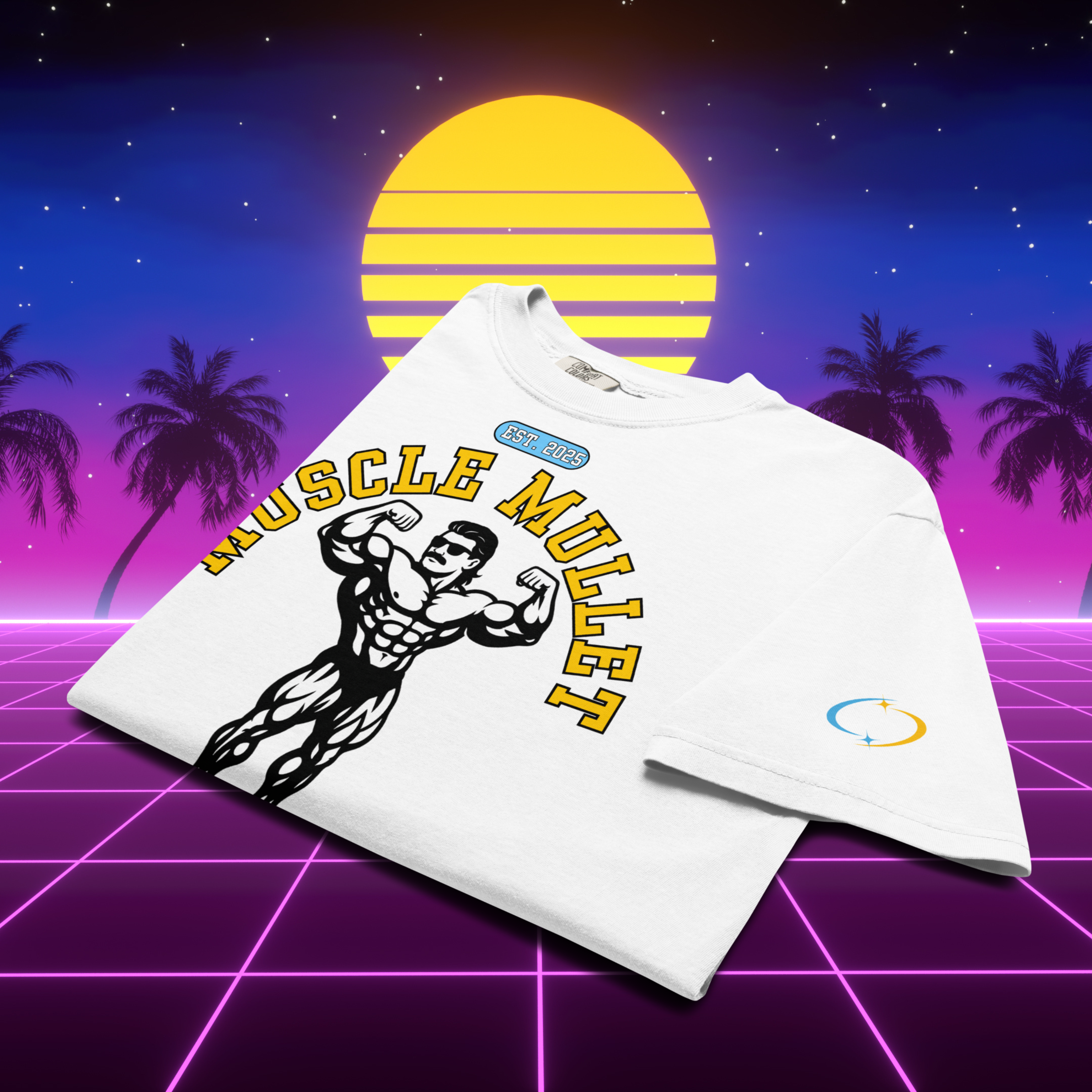 Muscle Mullet - Aqua Shirt (Maschina Fit)