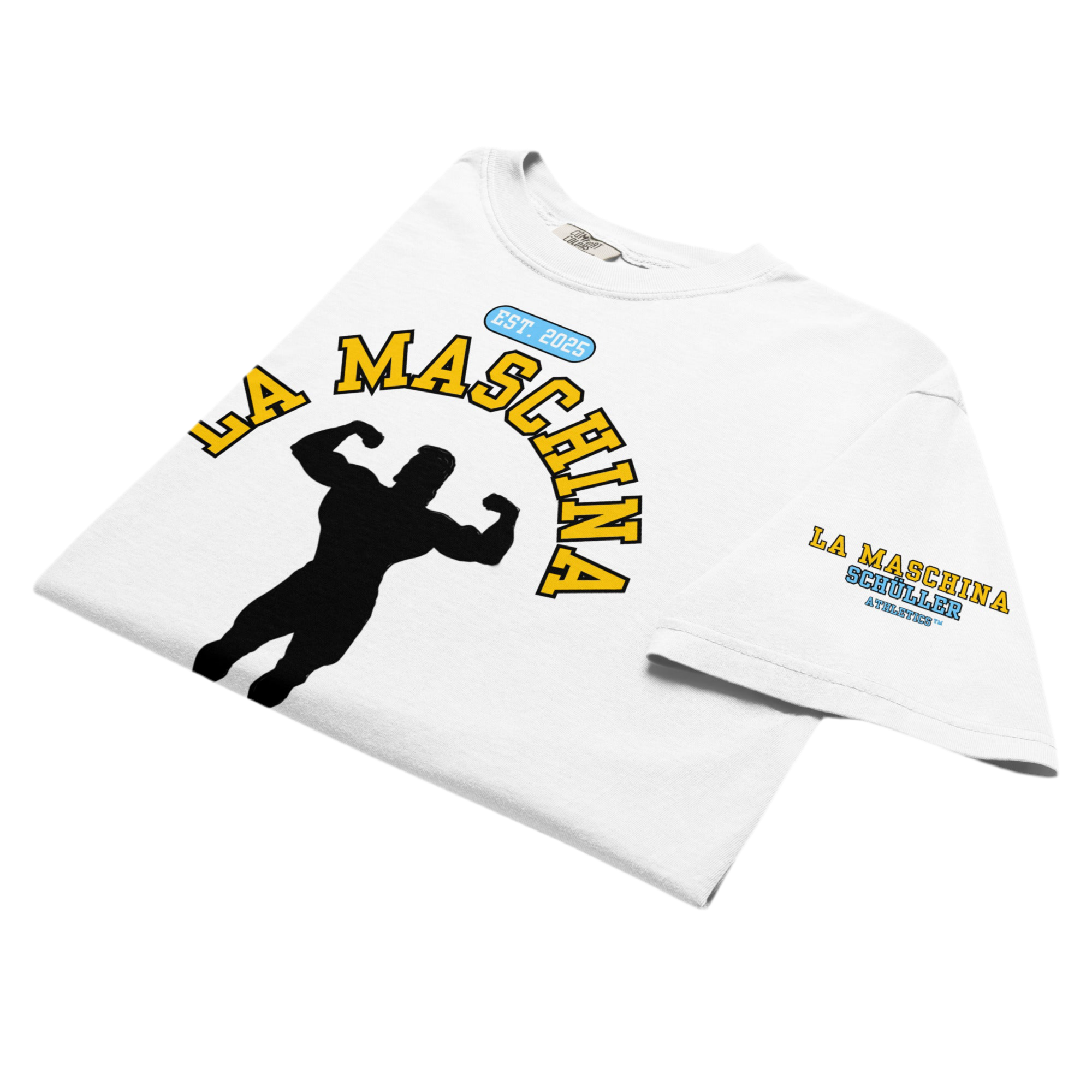 La Maschina™ Muscle Beach Heavy Shirt – Aqua Signature (Maschina Fit)