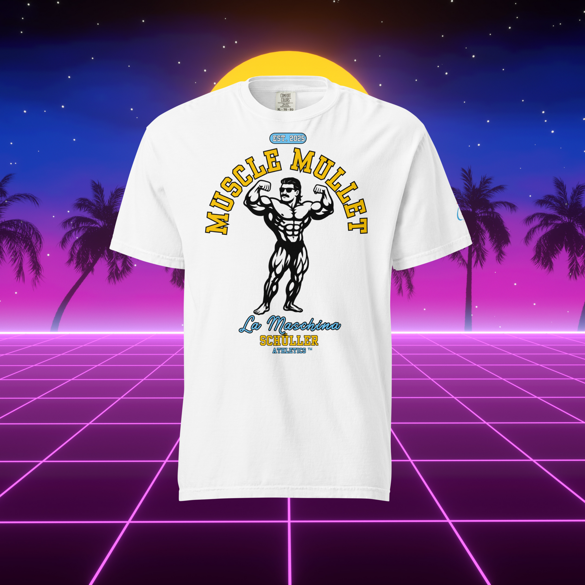 Muscle Mullet - Aqua Shirt (Maschina Fit)
