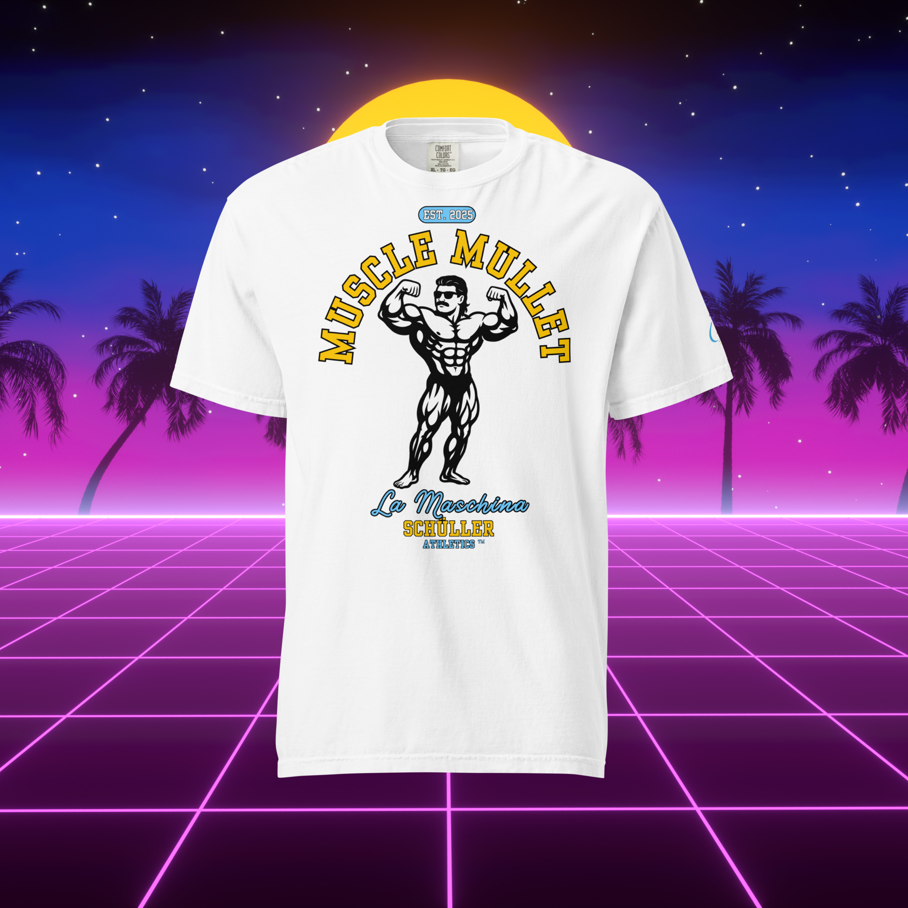 Muscle Mullet - Aqua Shirt (Maschina Fit)