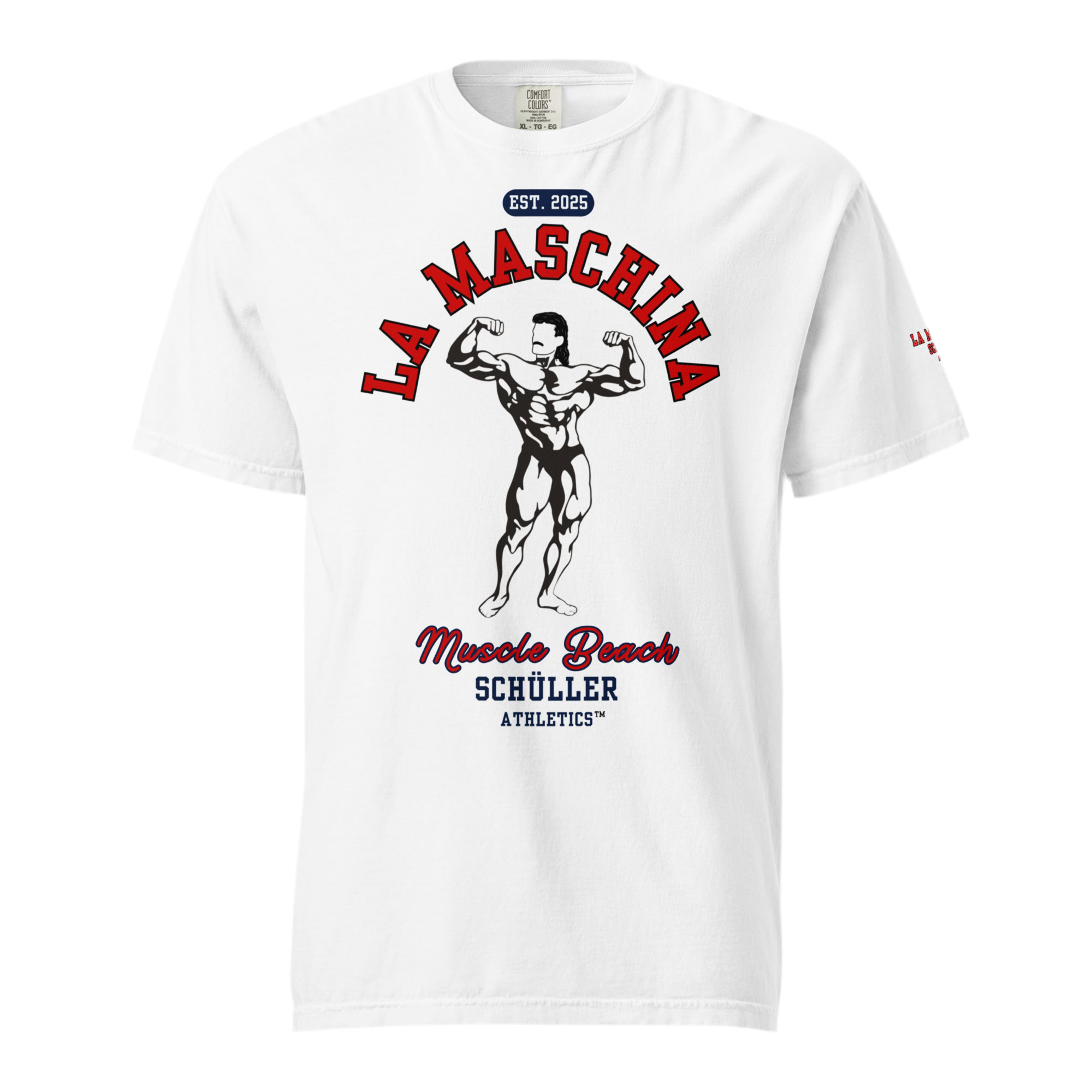 La Maschina™ Muscle Beach Heavy Shirt – Red OG (Maschina Fit)