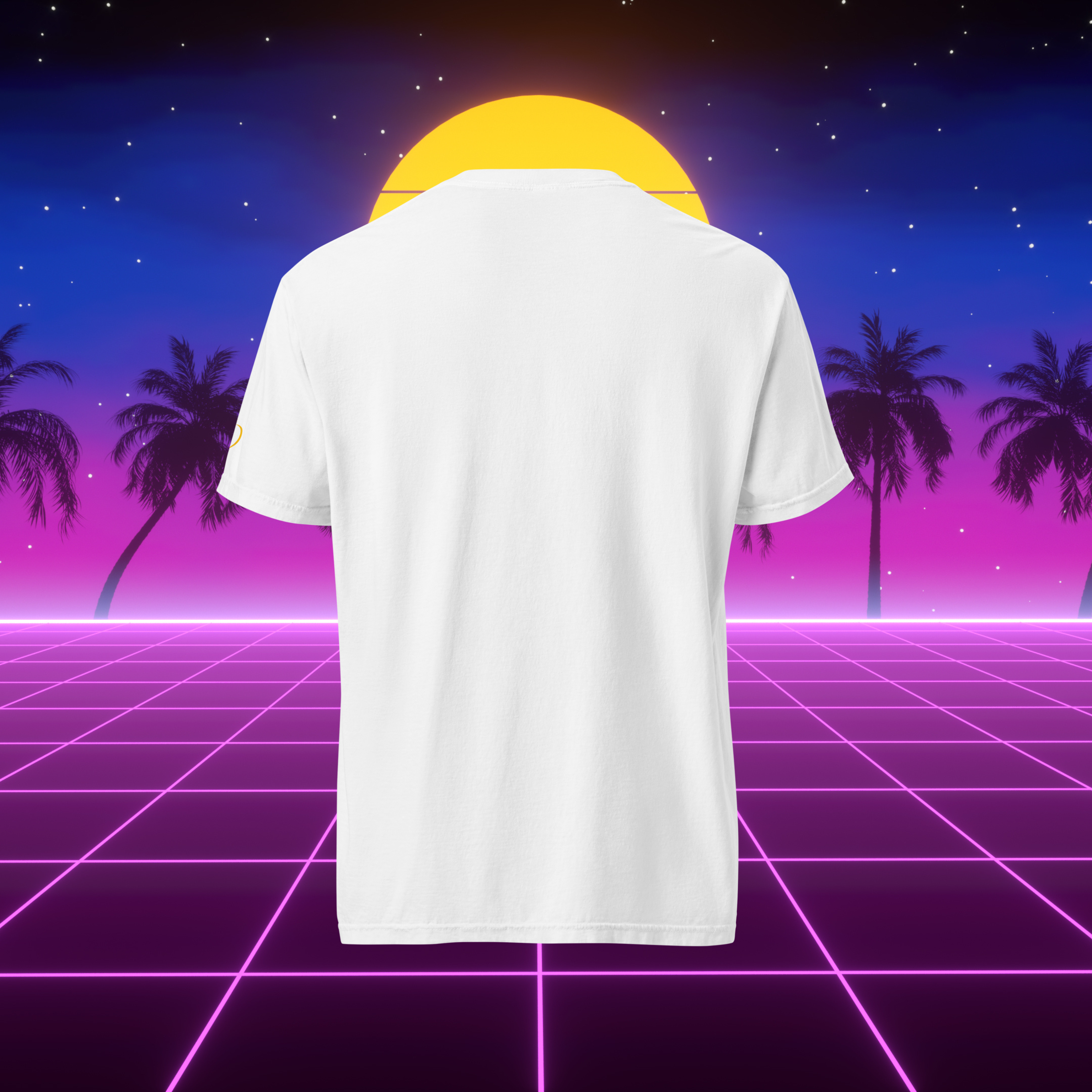 Muscle Mullet - Miami Weiß Shirt (Maschina Fit)