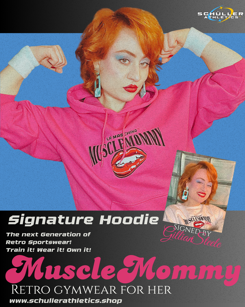 Muscle Mommy by Gillian Steele - Signature Hoodie