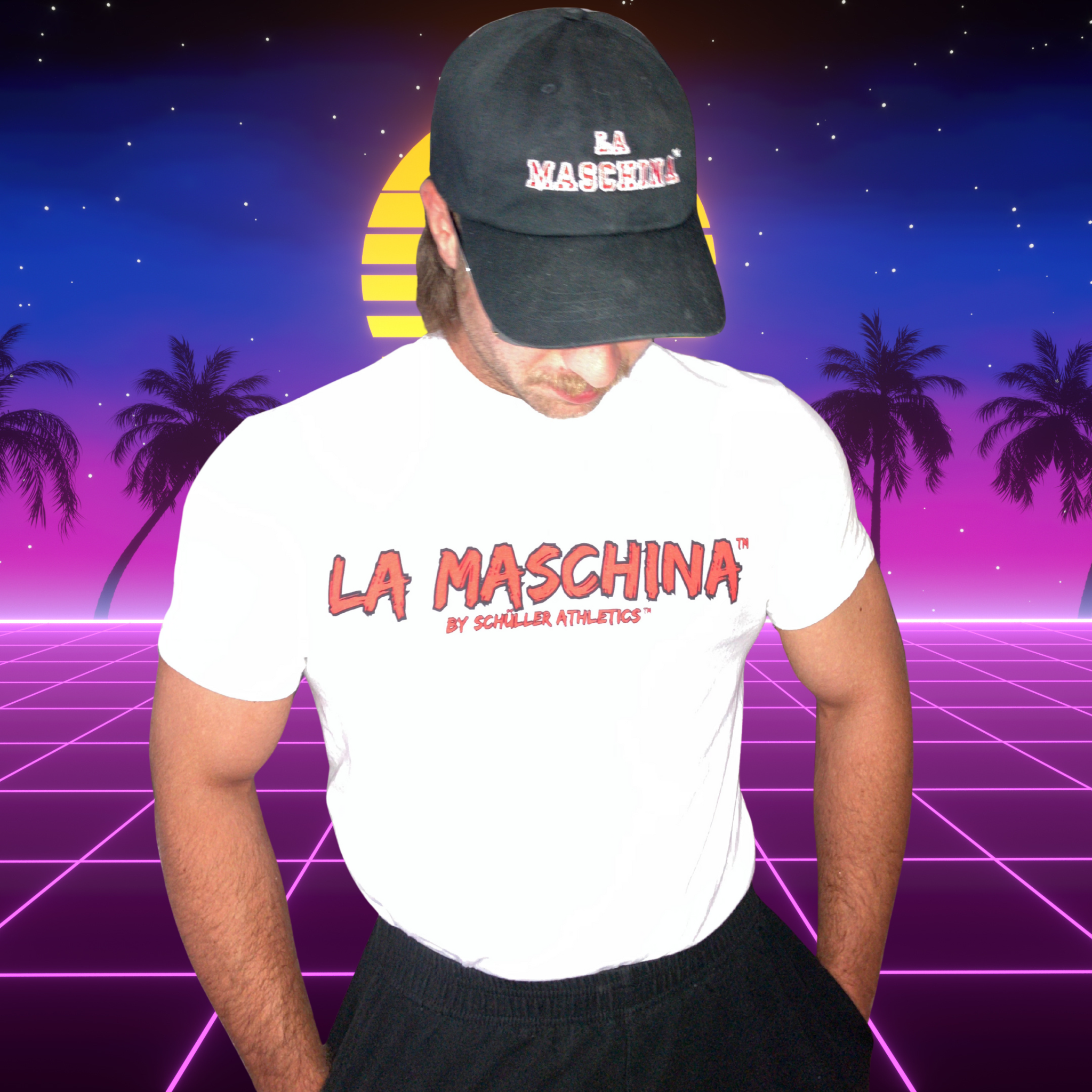 La Maschina Karate T-Shirt (white/red)