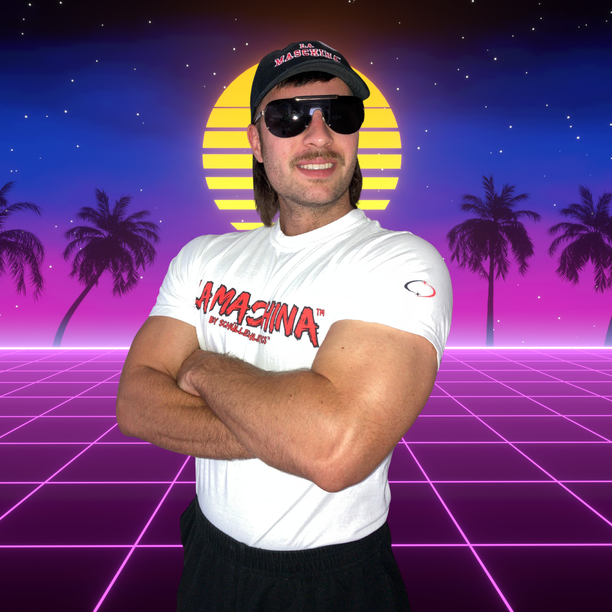 La Maschina Karate T-Shirt (white/red)