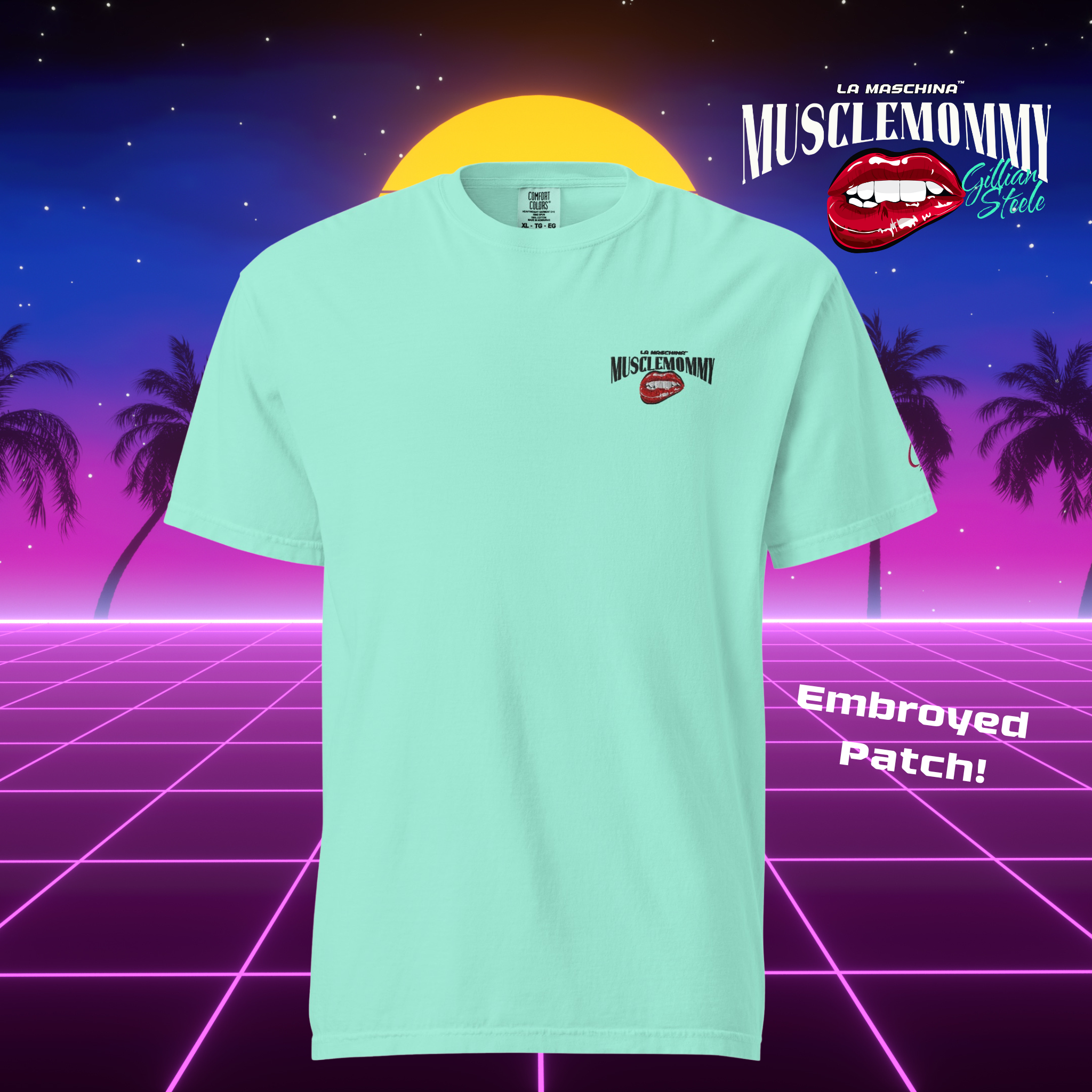 Muscle Mommy by Gillian Steele Retro Shirt