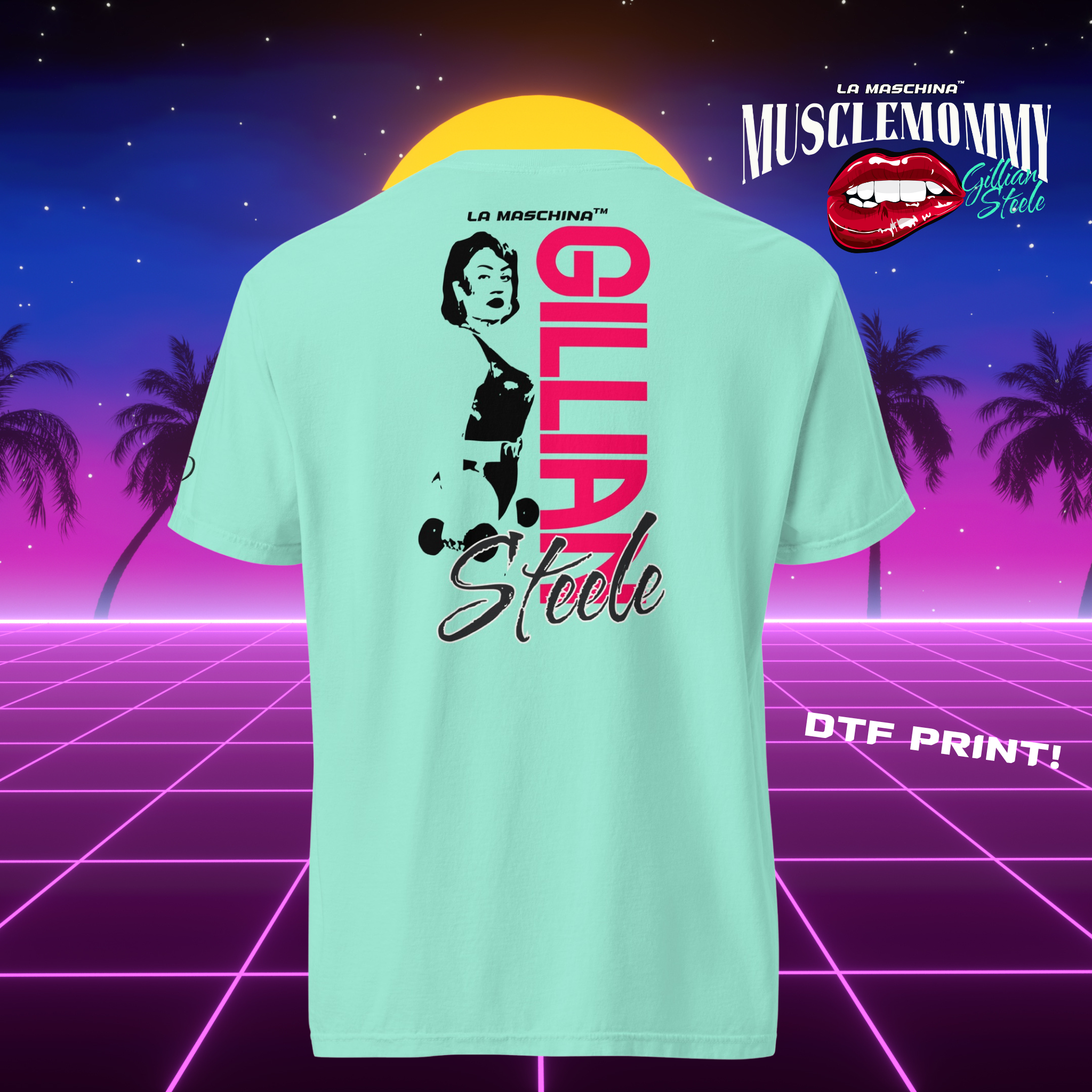 Muscle Mommy by Gillian Steele Retro Shirt