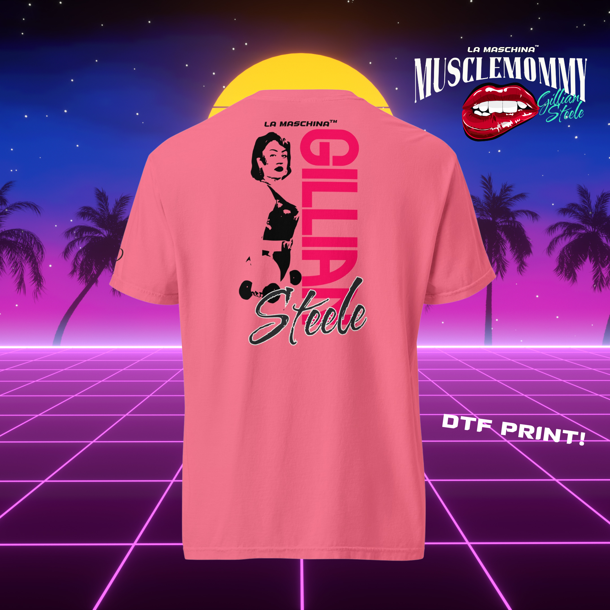 Muscle Mommy by Gillian Steele Retro Shirt