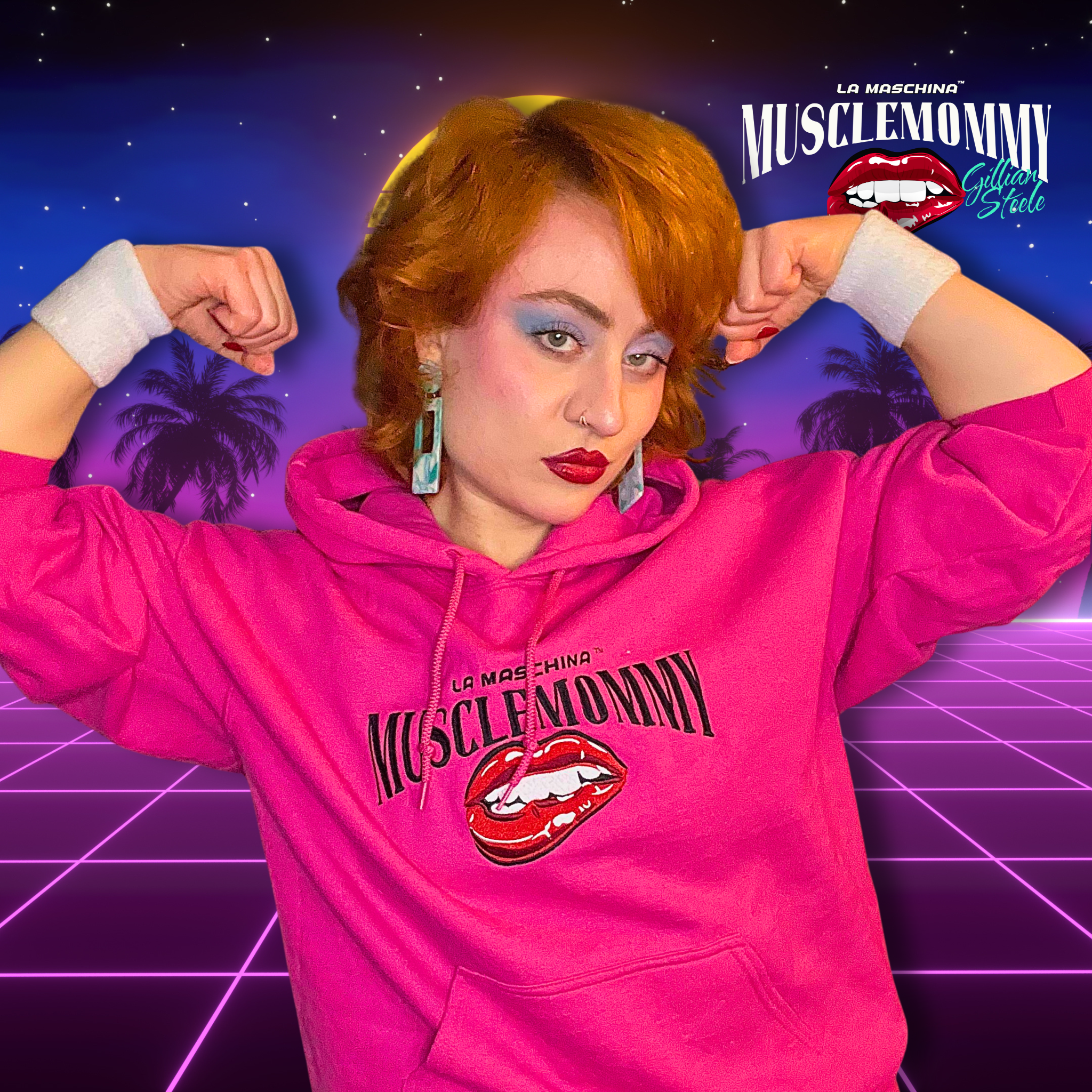 Muscle Mommy by Gillian Steele - Signature Hoodie