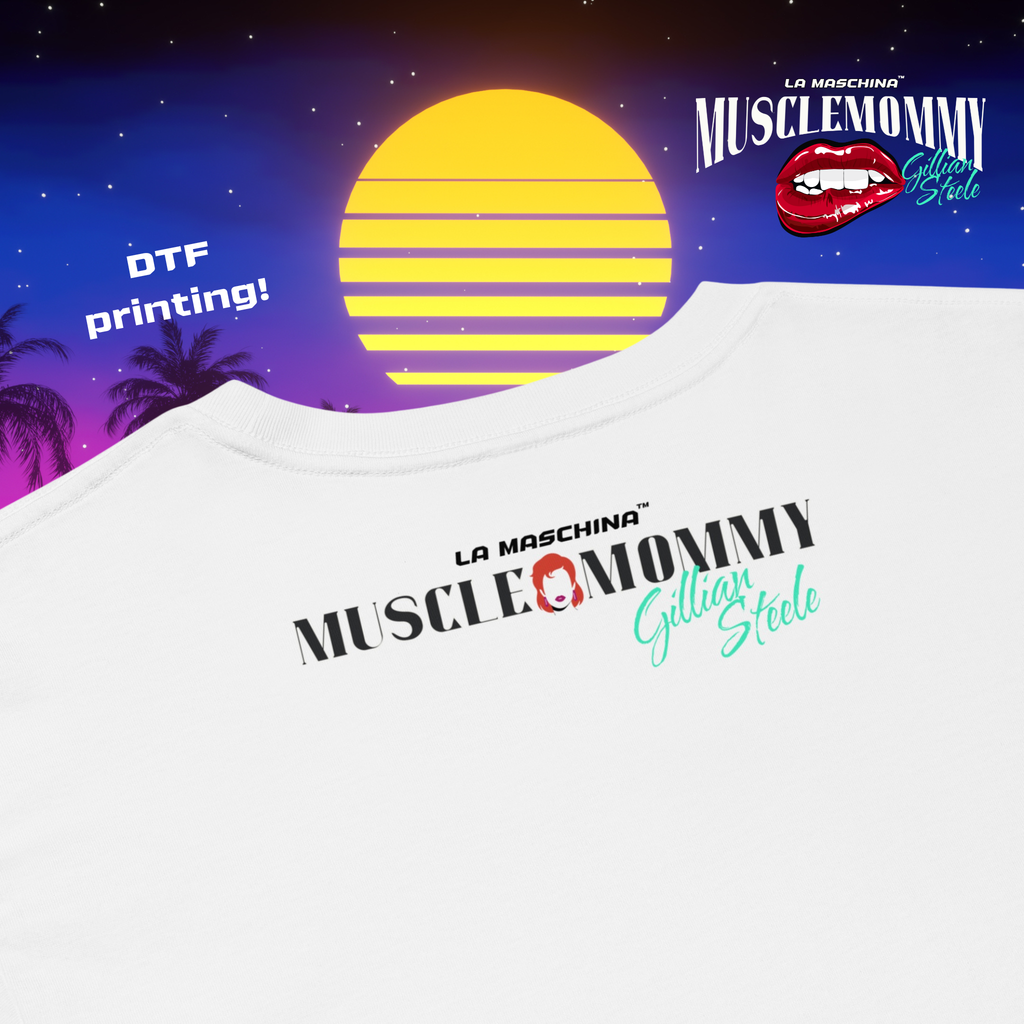 Muscle Mommy by Gillian Steele - Retro Crop Top