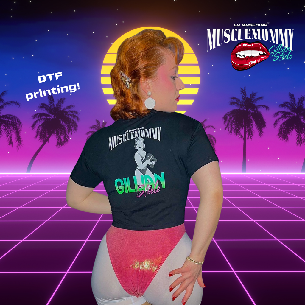 Muscle Mommy - Retro Crop Top