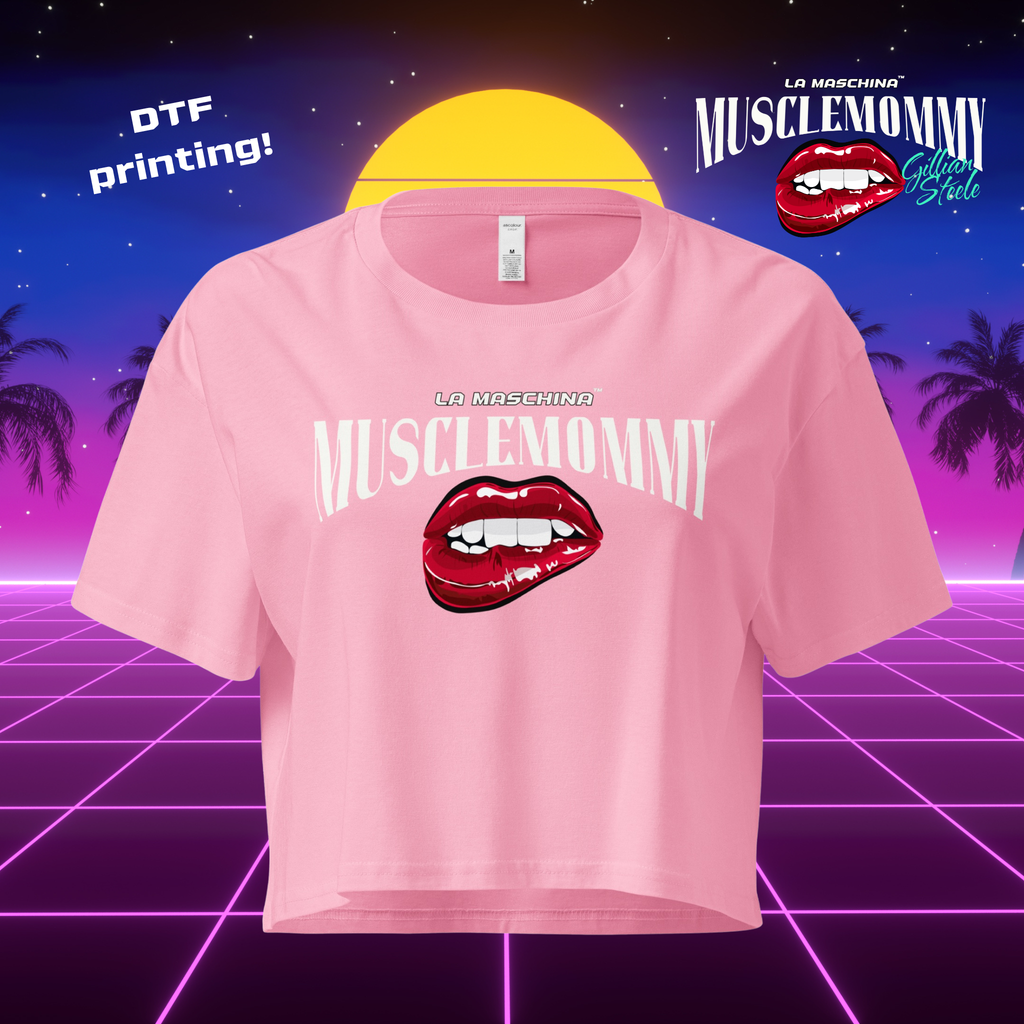 Muscle Mommy - Retro Crop Top