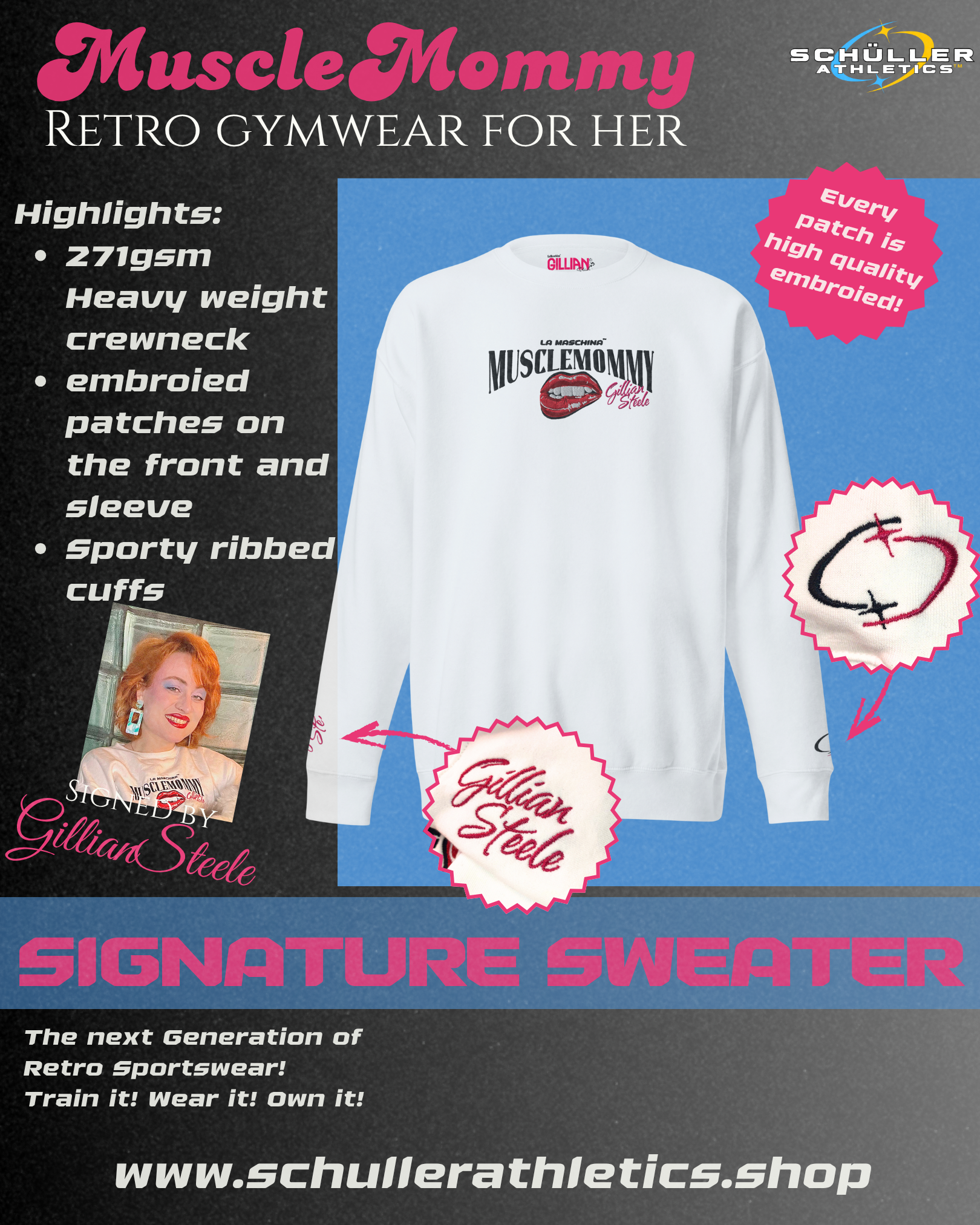 Muscle Mommy by Gillian Steele - Signature Crewneck