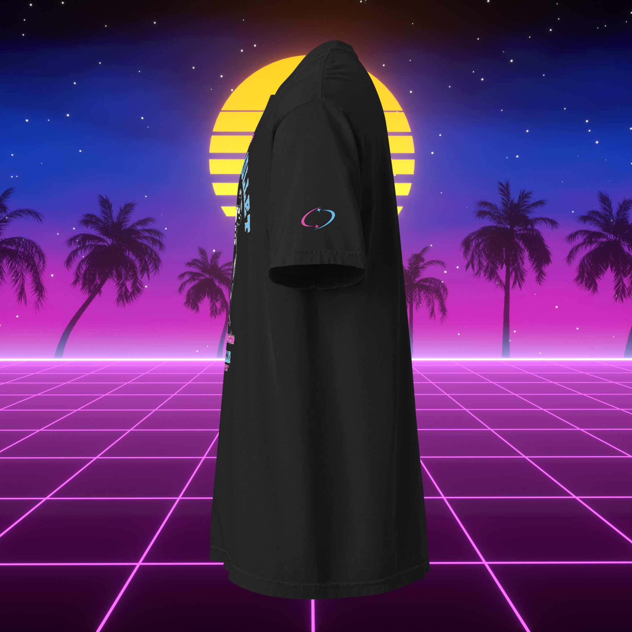 Muscle Mullet - Schwarze Traube Shirt (Maschina Fit)