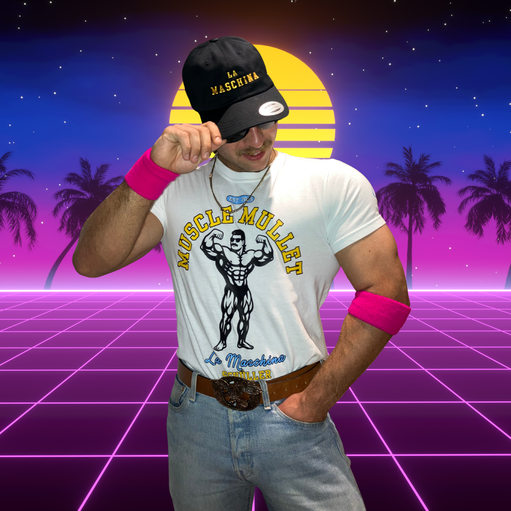 Muscle Mullet - Aqua Shirt (Maschina Fit)